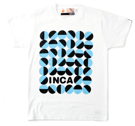 T�V���c COLOR DROP ���� ���`�[�t WHITE�~LIGHT BLUE