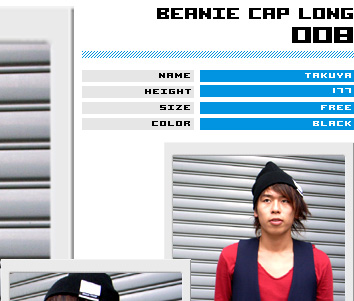 BEANIE CAP LONG 008