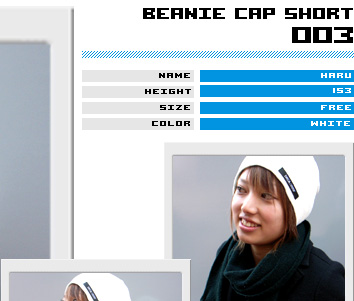 BEANIE CAP SHORT 003